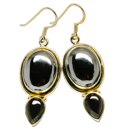 Hematite Earrings handcrafted by Ana Silver Co - EARR414192