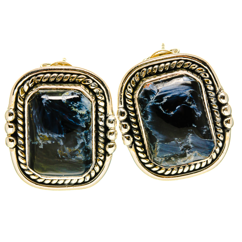 Pietersite Earrings handcrafted by Ana Silver Co - EARR414204