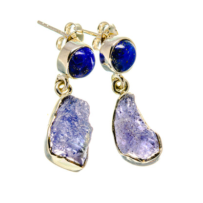 Tanzanite Earrings handcrafted by Ana Silver Co - EARR414216