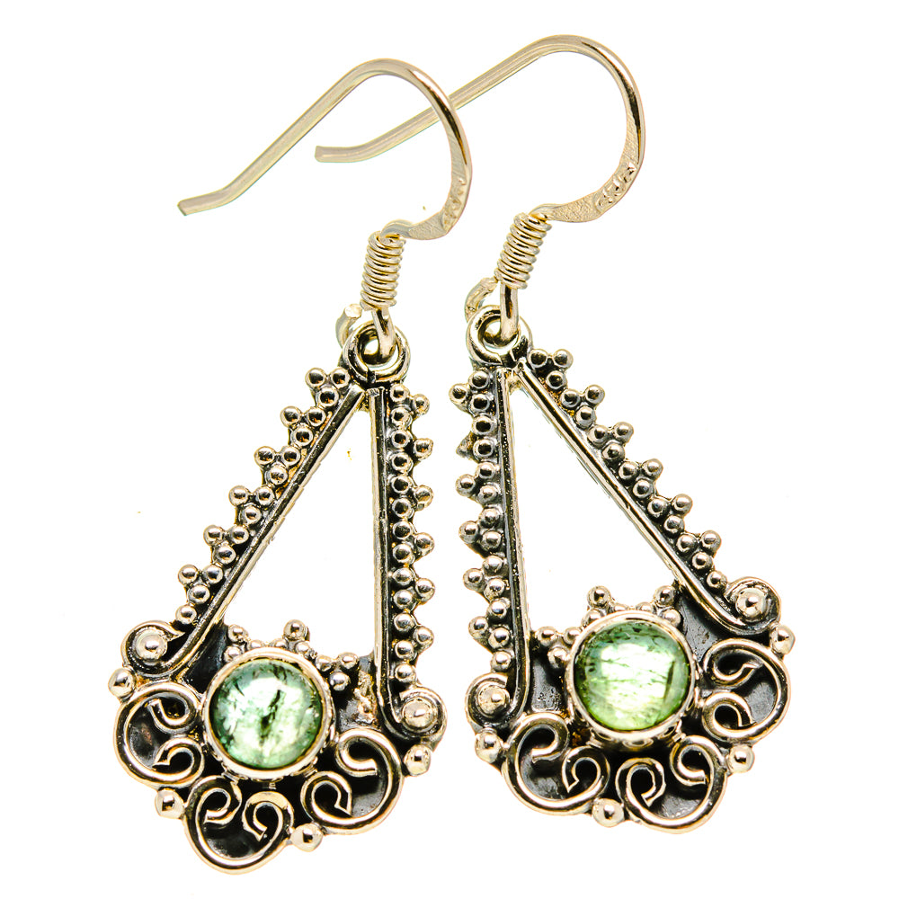 Green Tourmaline Earrings handcrafted by Ana Silver Co - EARR414241