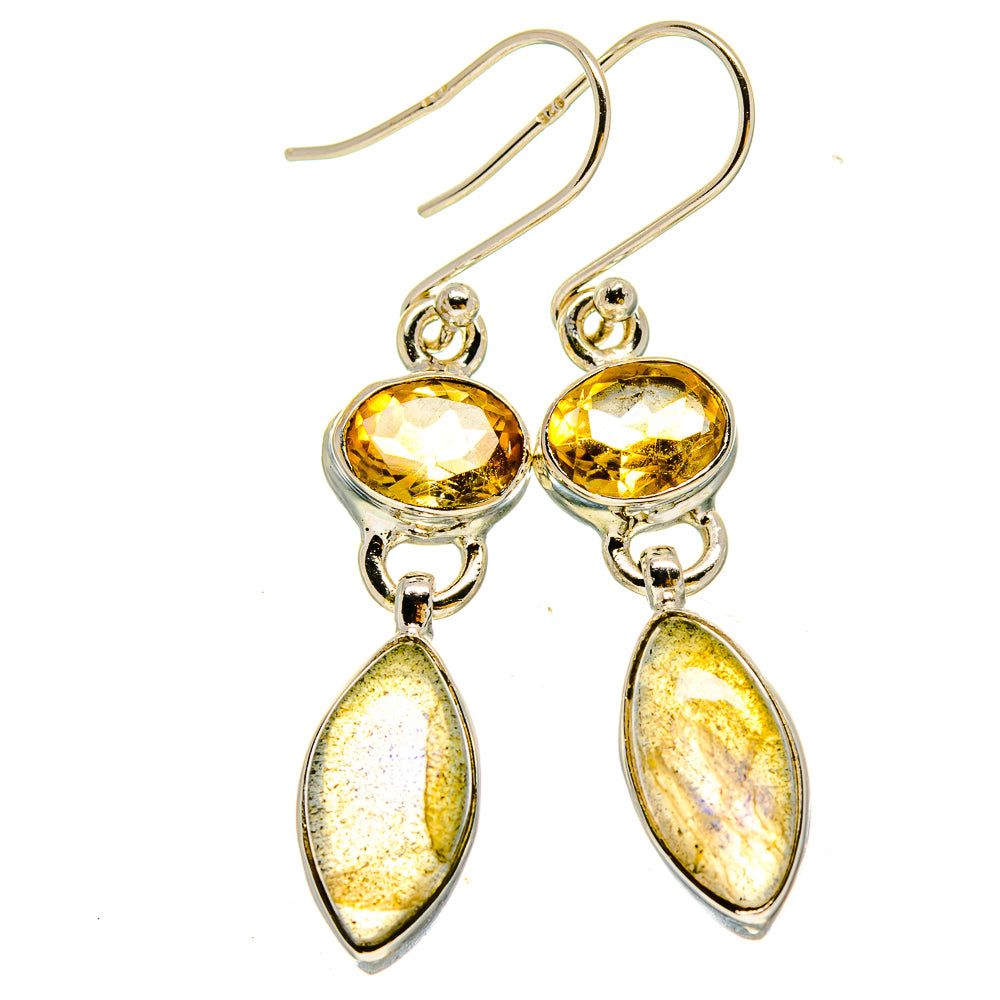 Labradorite Earrings handcrafted by Ana Silver Co - EARR414246