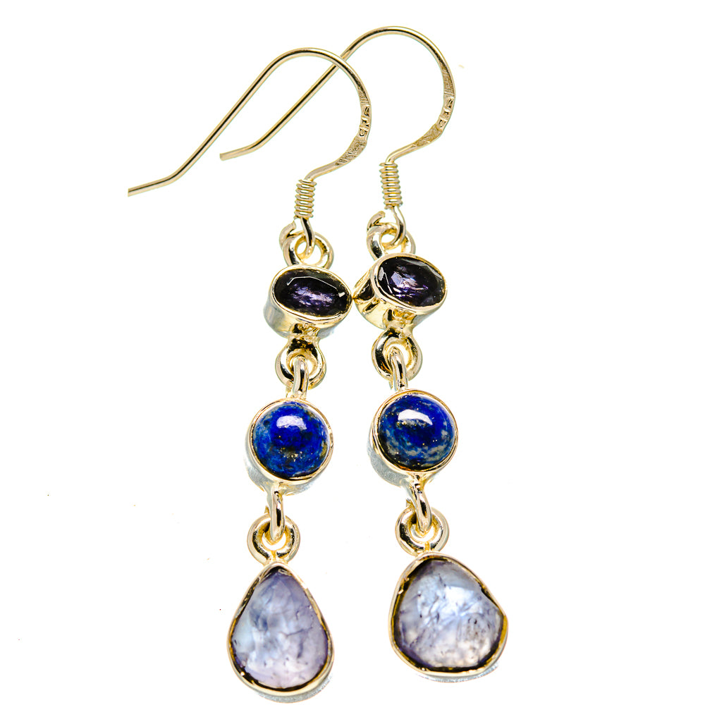 Tanzanite Earrings handcrafted by Ana Silver Co - EARR414249