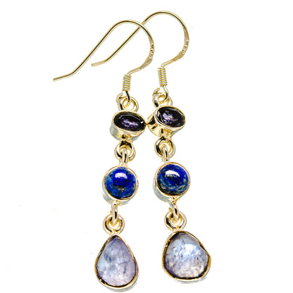 Tanzanite Earrings handcrafted by Ana Silver Co - EARR414249