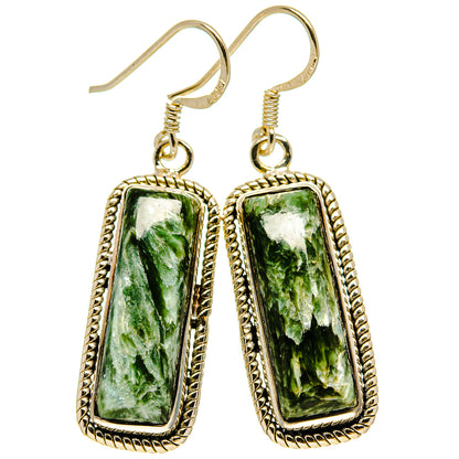 Seraphinite Earrings handcrafted by Ana Silver Co - EARR414254