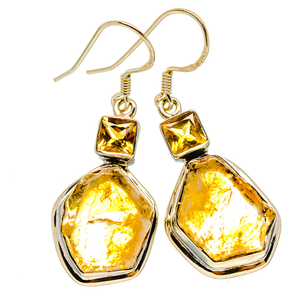 Citrine Earrings handcrafted by Ana Silver Co - EARR414255