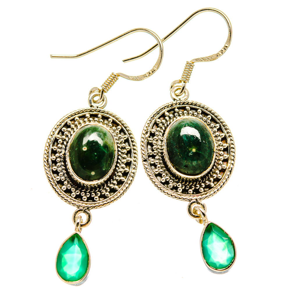 Ocean Jasper Earrings handcrafted by Ana Silver Co - EARR414258