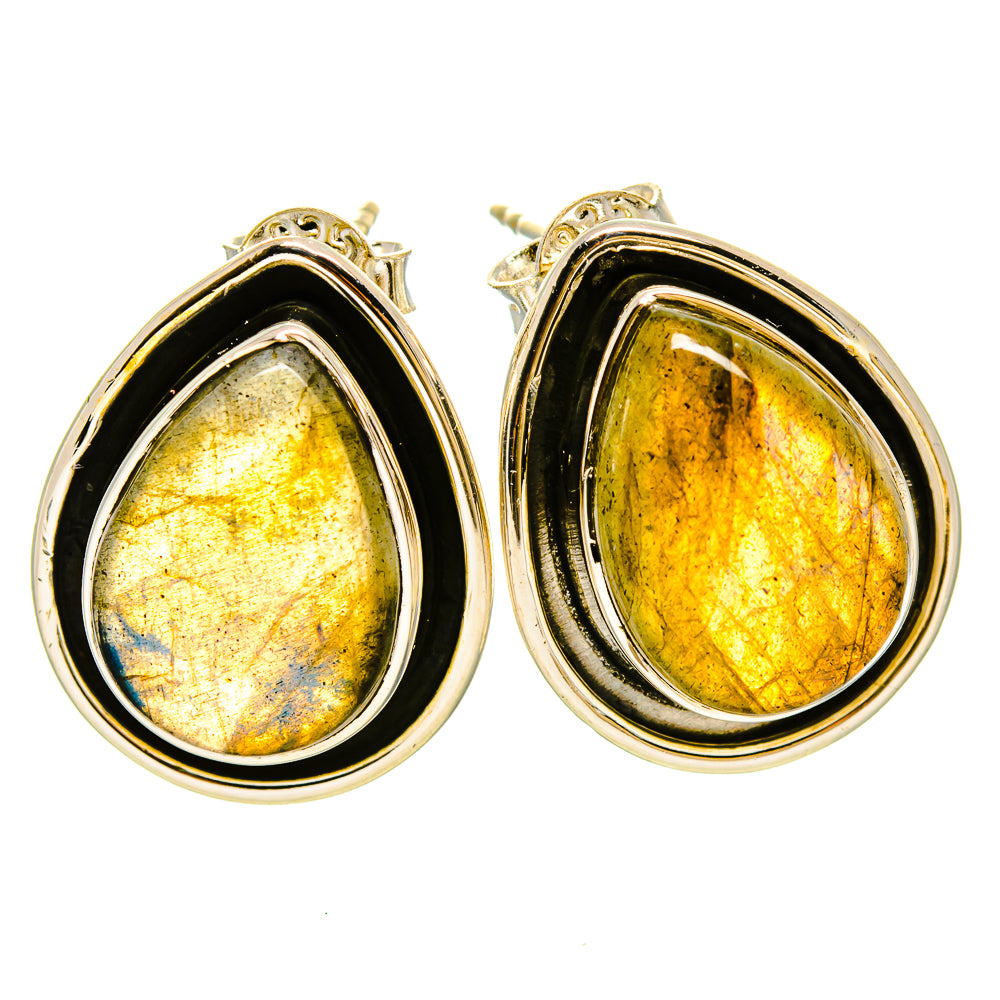 Labradorite Earrings handcrafted by Ana Silver Co - EARR414270