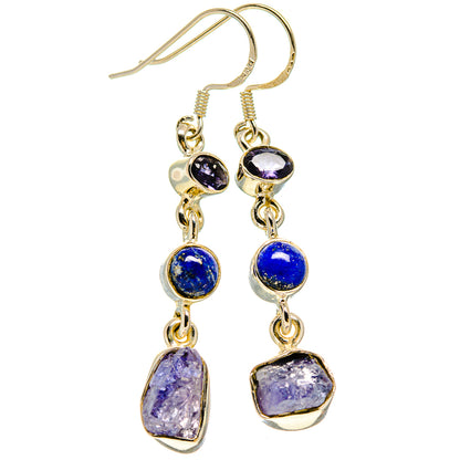 Tanzanite Earrings handcrafted by Ana Silver Co - EARR414274