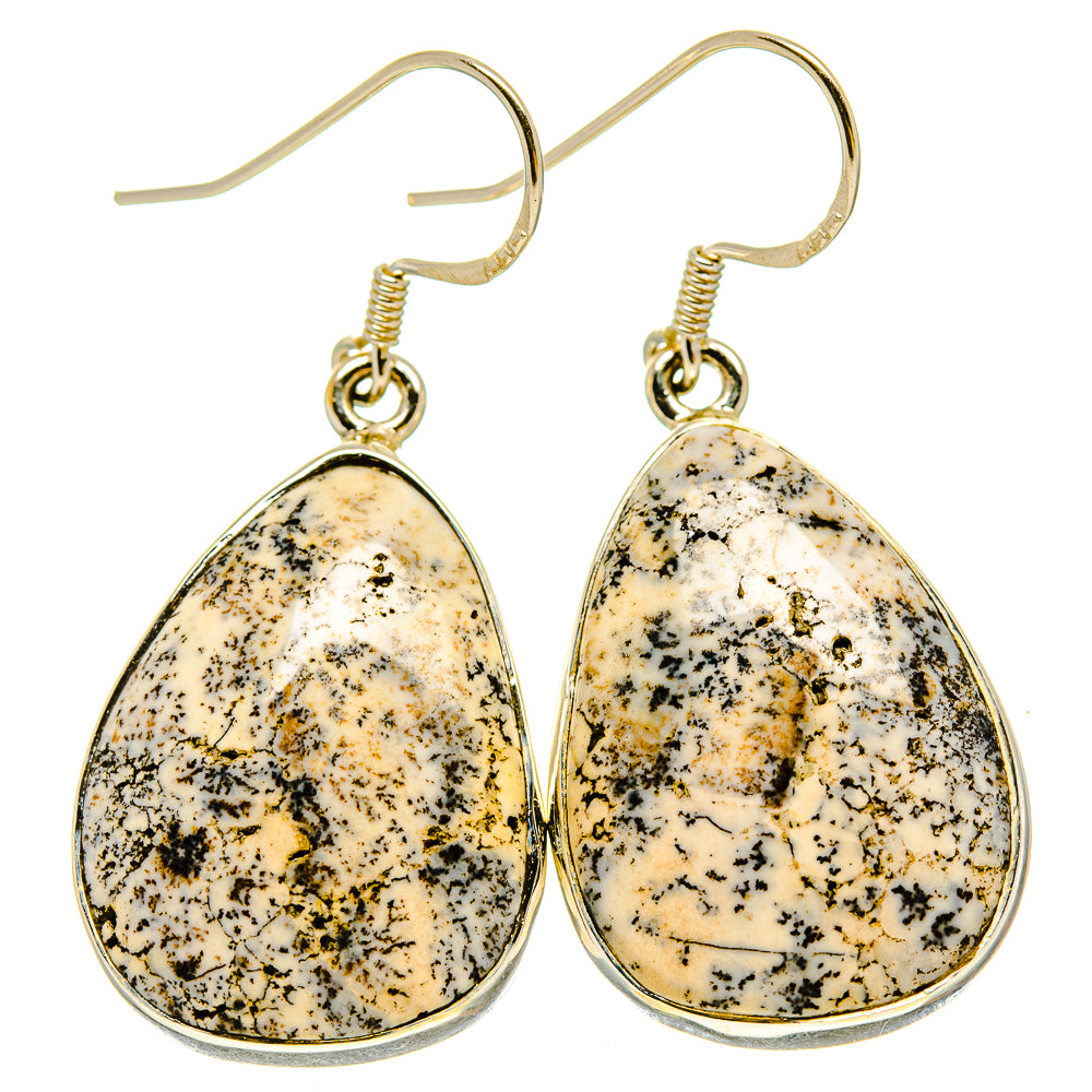 Dendritic Agate Earrings handcrafted by Ana Silver Co - EARR414276