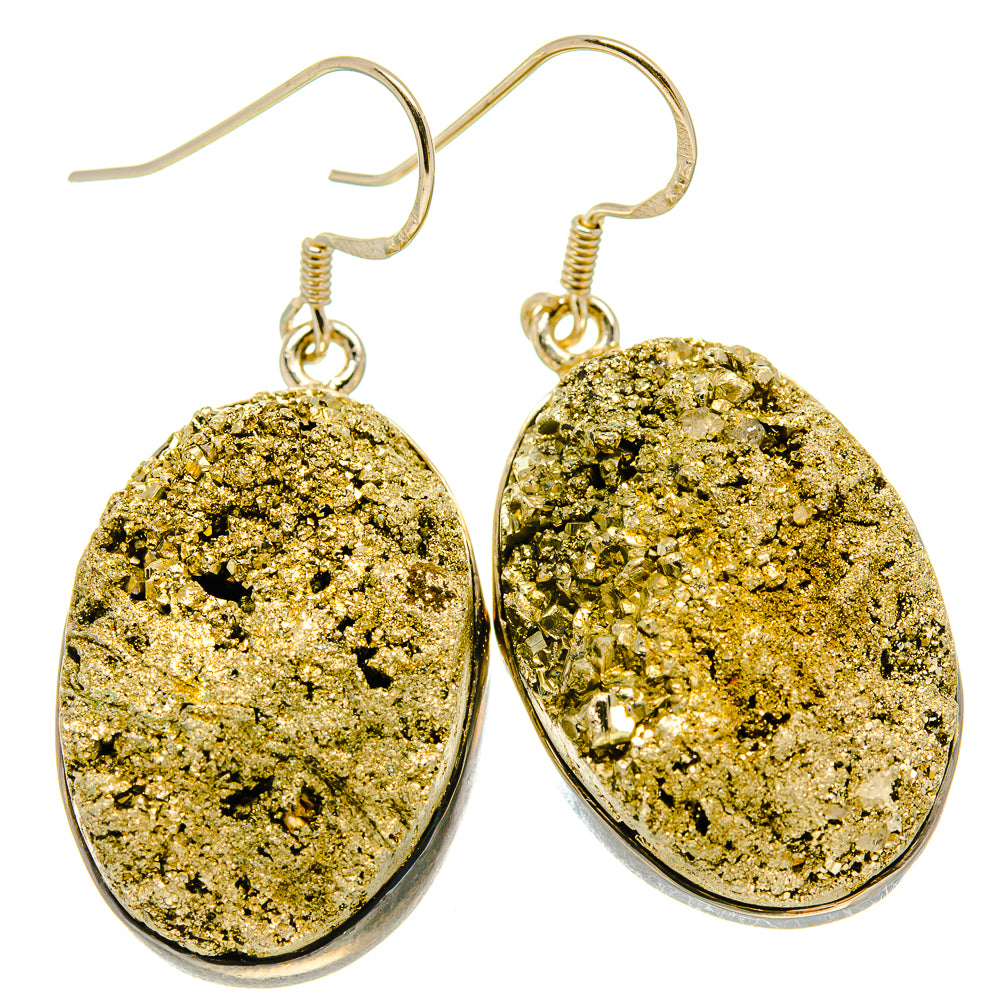 Pyrite Earrings handcrafted by Ana Silver Co - EARR414277