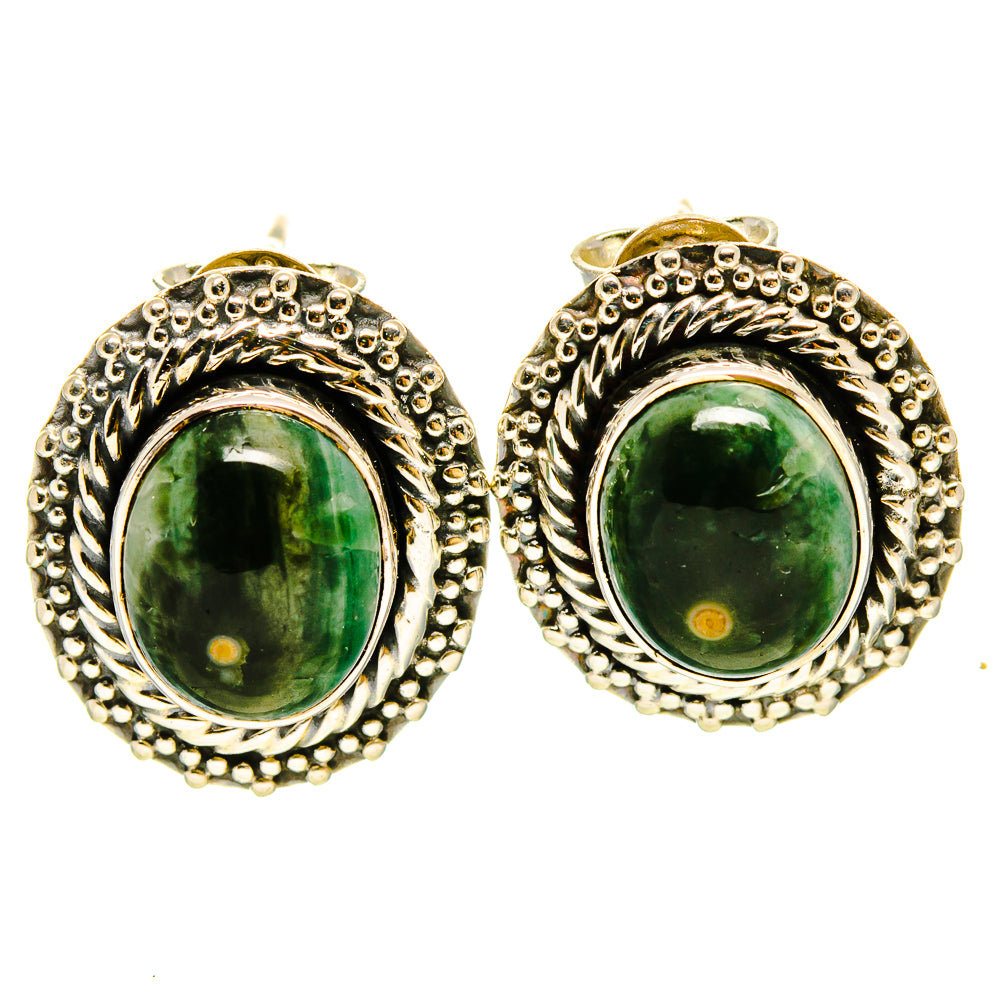Ocean Jasper Earrings handcrafted by Ana Silver Co - EARR414288