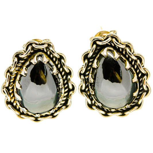 Hematite Earrings handcrafted by Ana Silver Co - EARR414296