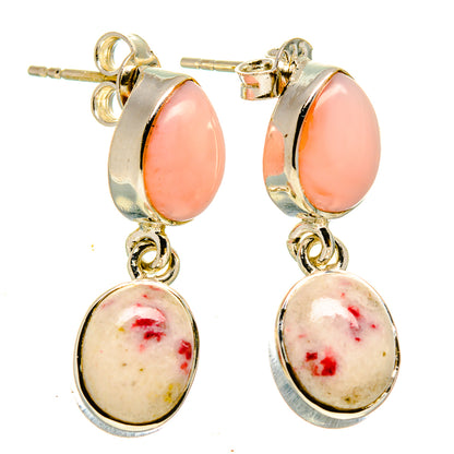 Thulite Earrings handcrafted by Ana Silver Co - EARR414297