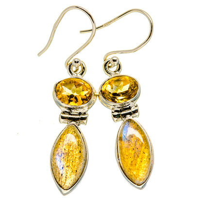 Labradorite Earrings handcrafted by Ana Silver Co - EARR414309