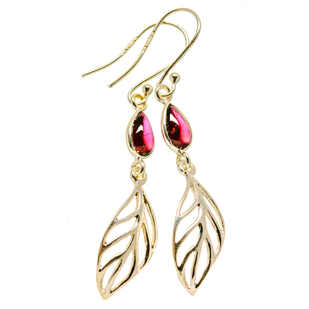 Garnet Earrings handcrafted by Ana Silver Co - EARR414311