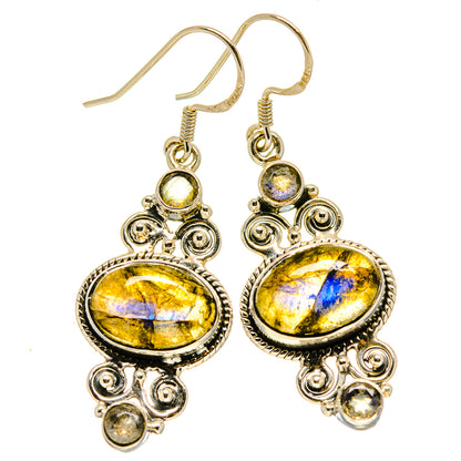 Labradorite Earrings handcrafted by Ana Silver Co - EARR414313