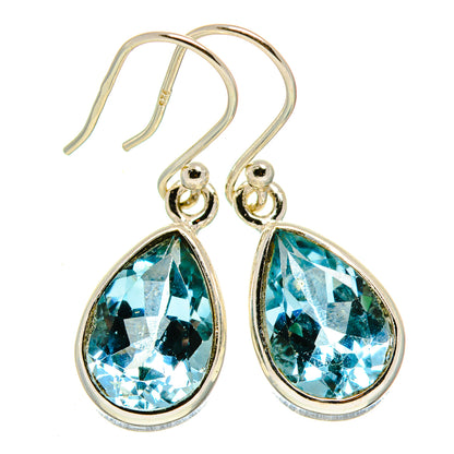 Blue Topaz Earrings handcrafted by Ana Silver Co - EARR414319