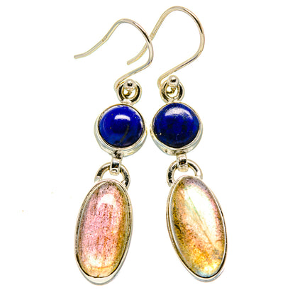 Labradorite Earrings handcrafted by Ana Silver Co - EARR414321