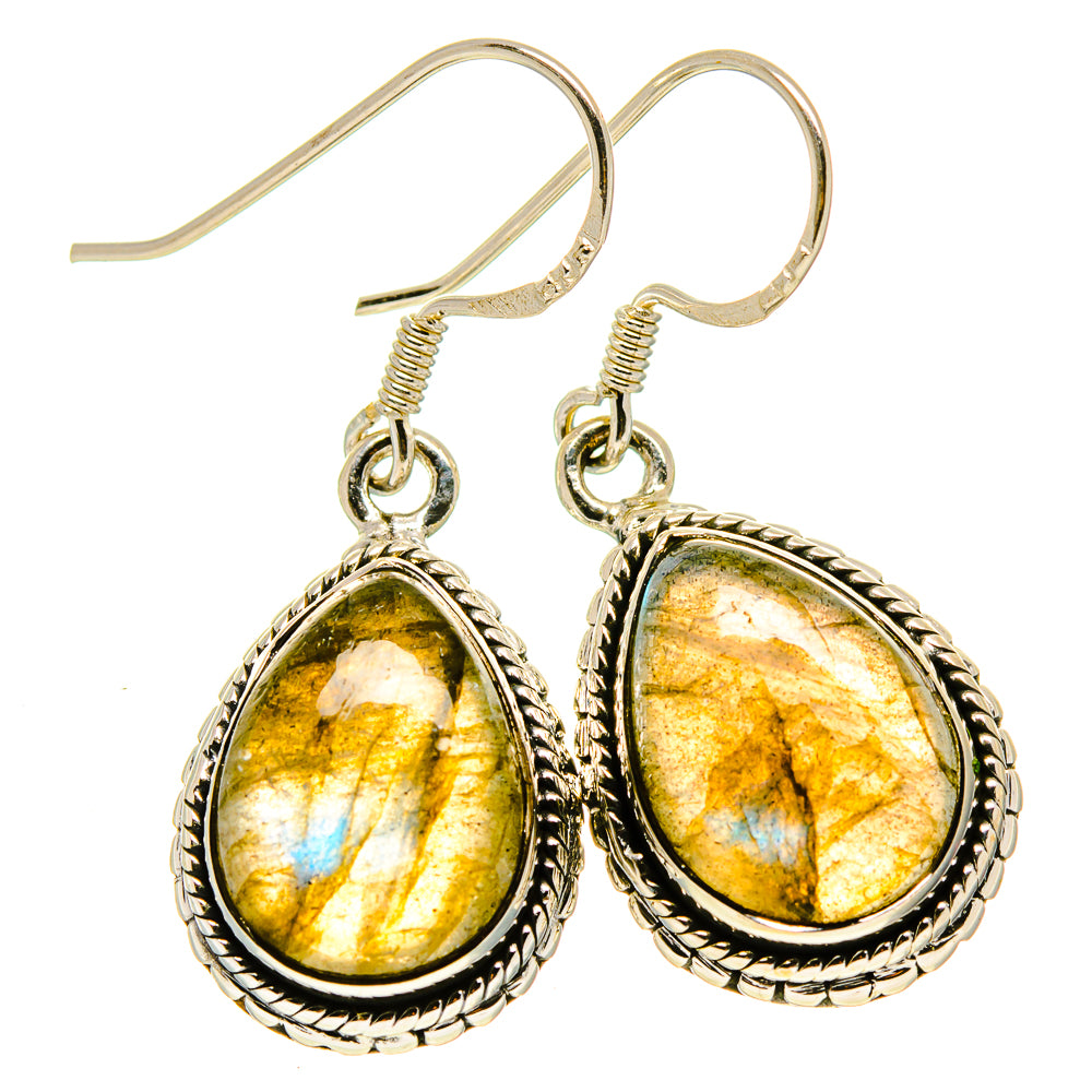 Labradorite Earrings handcrafted by Ana Silver Co - EARR414323