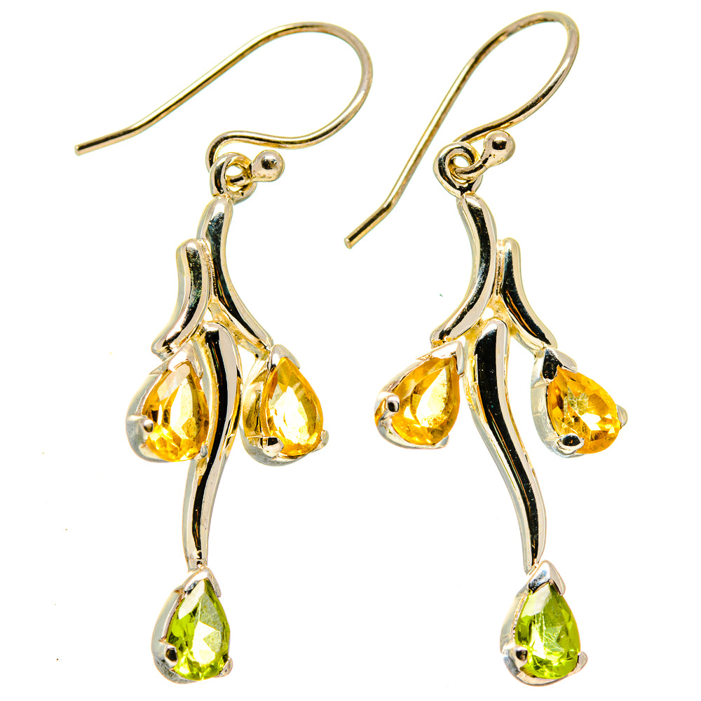 Citrine Earrings handcrafted by Ana Silver Co - EARR414344