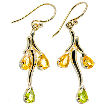 Citrine Earrings handcrafted by Ana Silver Co - EARR414344