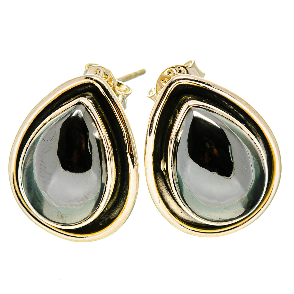Hematite Earrings handcrafted by Ana Silver Co - EARR414356