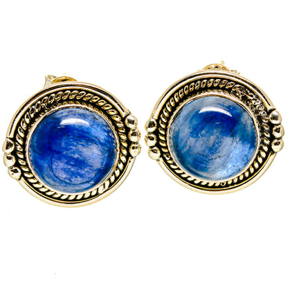 Kyanite Earrings handcrafted by Ana Silver Co - EARR414369