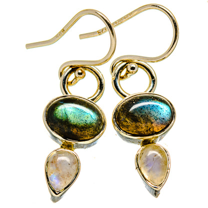 Labradorite Earrings handcrafted by Ana Silver Co - EARR414383