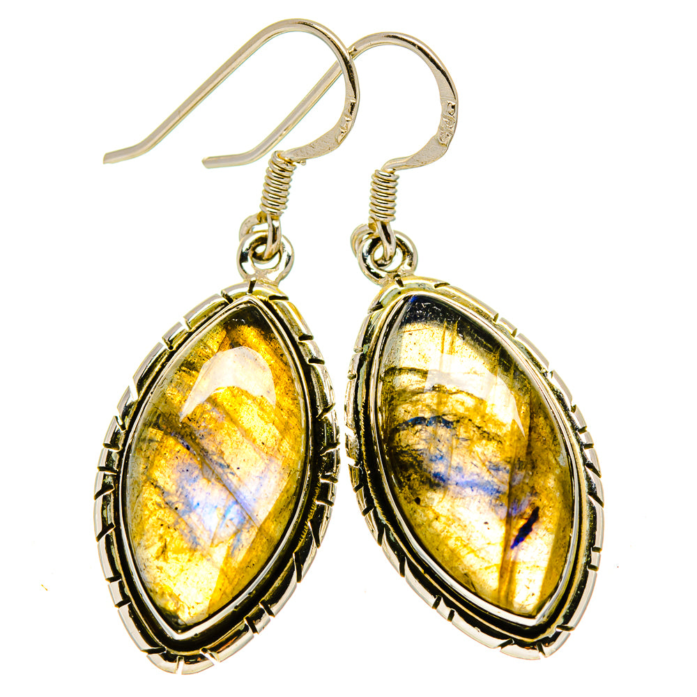 Labradorite Earrings handcrafted by Ana Silver Co - EARR414401