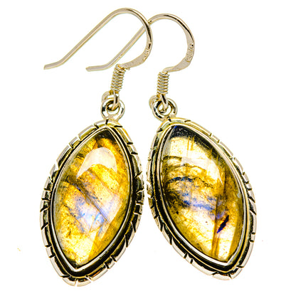 Labradorite Earrings handcrafted by Ana Silver Co - EARR414401