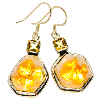 Citrine Earrings handcrafted by Ana Silver Co - EARR414416