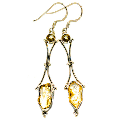 Citrine Earrings handcrafted by Ana Silver Co - EARR414423