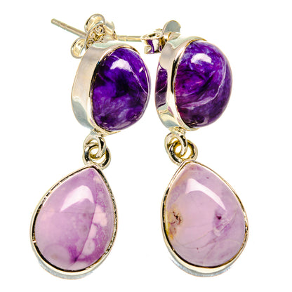 Phosphosiderite Earrings handcrafted by Ana Silver Co - EARR414436
