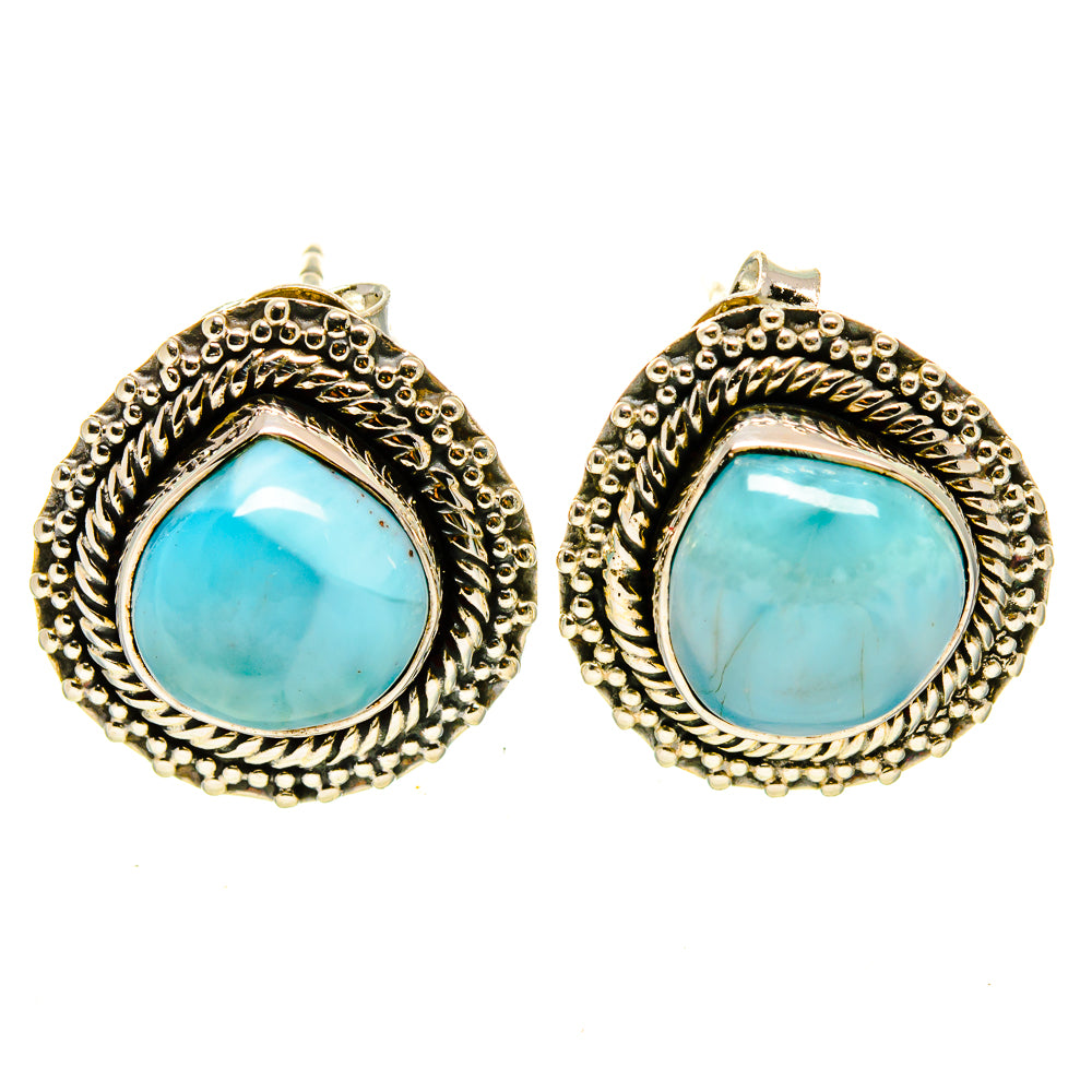 Larimar Earrings handcrafted by Ana Silver Co - EARR414445