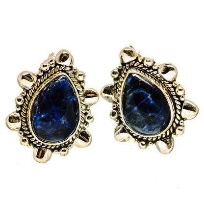 Sodalite Earrings handcrafted by Ana Silver Co - EARR414447