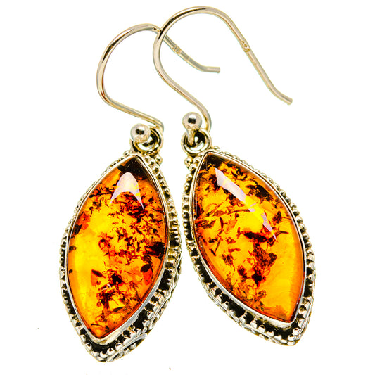 Baltic Amber Earrings handcrafted by Ana Silver Co - EARR414468