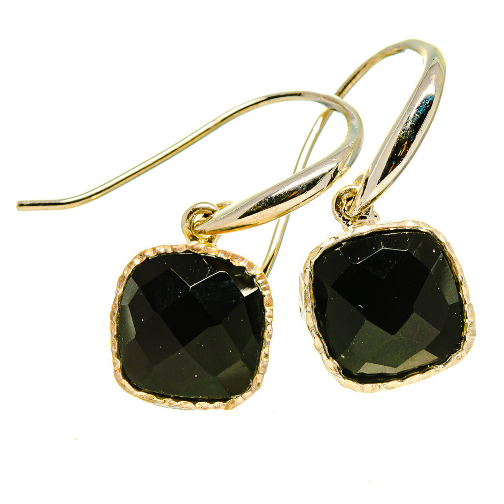 Black Onyx Earrings handcrafted by Ana Silver Co - EARR414470