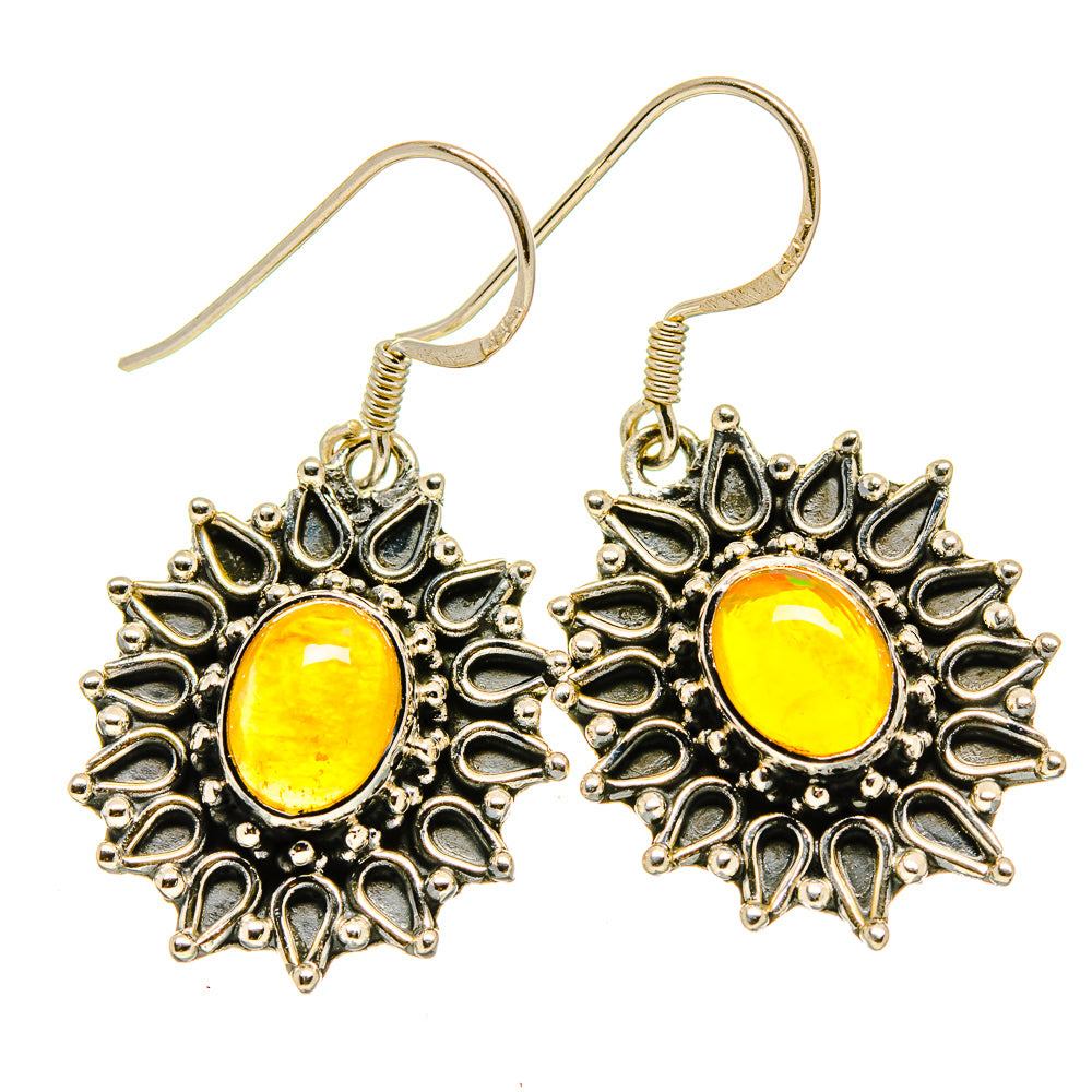 Ethiopian Opal Earrings handcrafted by Ana Silver Co - EARR414475