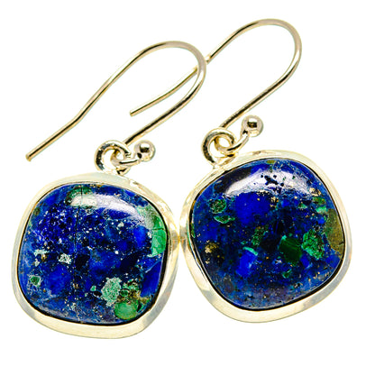 Azurite Earrings handcrafted by Ana Silver Co - EARR414476
