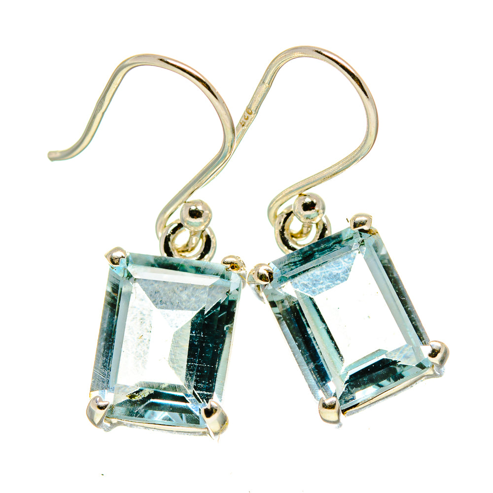Blue Topaz Earrings handcrafted by Ana Silver Co - EARR414478