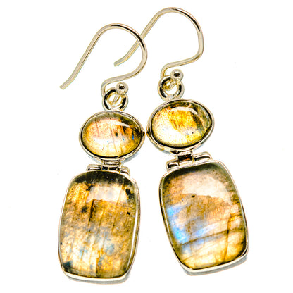 Labradorite Earrings handcrafted by Ana Silver Co - EARR414483