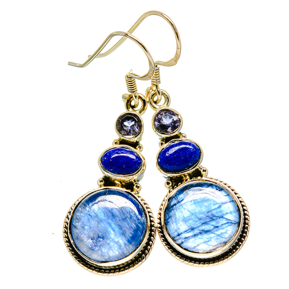 Kyanite Earrings handcrafted by Ana Silver Co - EARR414496