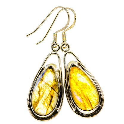 Labradorite Earrings handcrafted by Ana Silver Co - EARR414497