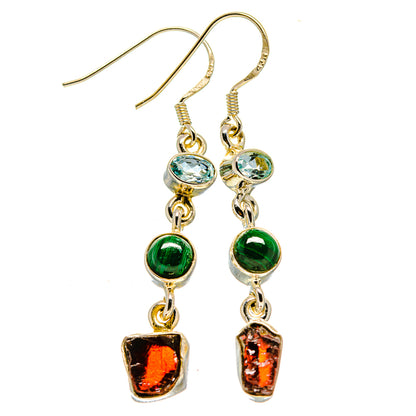 Garnet Earrings handcrafted by Ana Silver Co - EARR414516