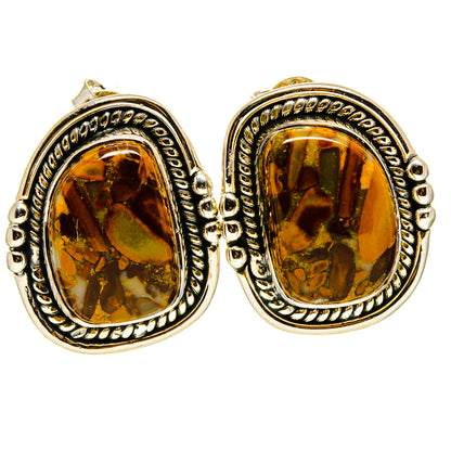 Bamboo Jasper Earrings handcrafted by Ana Silver Co - EARR414535