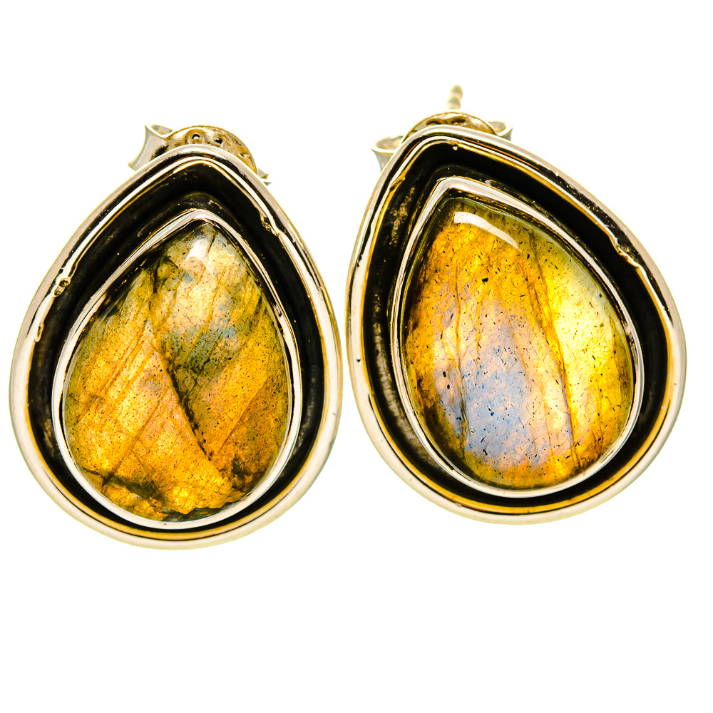 Labradorite Earrings handcrafted by Ana Silver Co - EARR414539