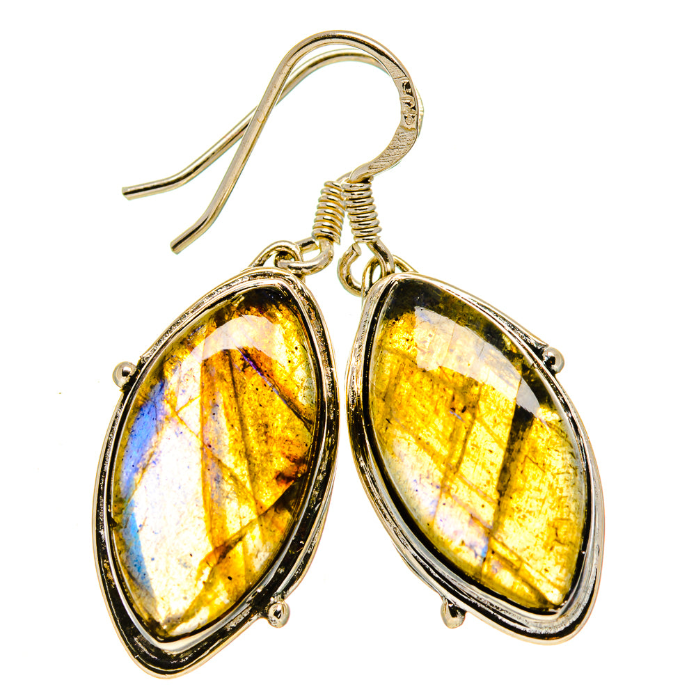 Labradorite Earrings handcrafted by Ana Silver Co - EARR414546