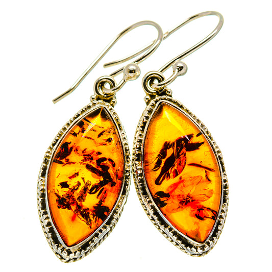 Baltic Amber Earrings handcrafted by Ana Silver Co - EARR414573