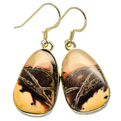 Butterfly Jasper Earrings handcrafted by Ana Silver Co - EARR414580