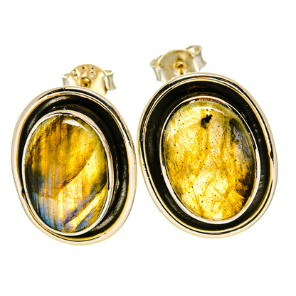 Labradorite Earrings handcrafted by Ana Silver Co - EARR414596